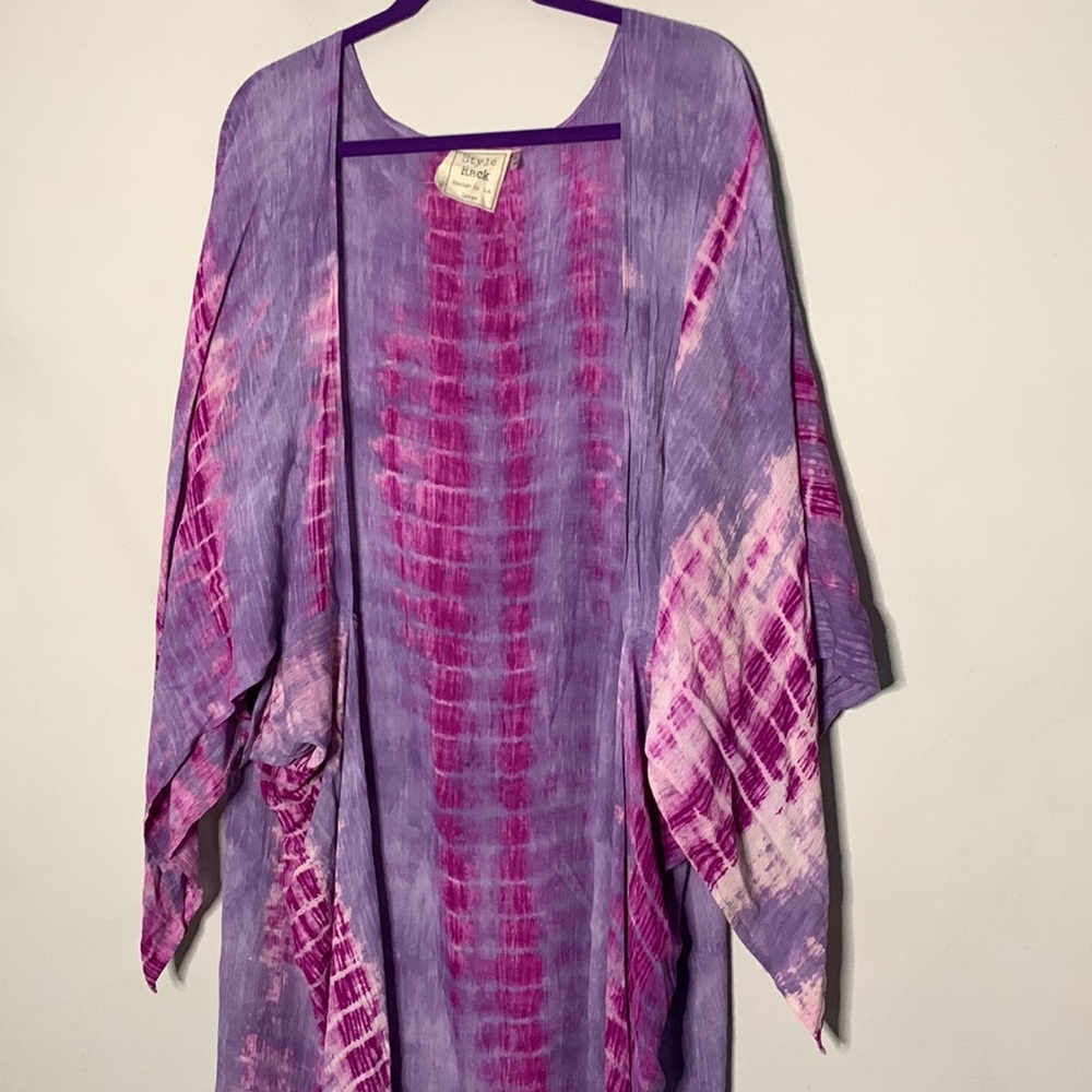 Style Rack Tie-Dye Shawl - Picture 2 of 5